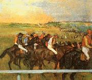 Racehorses Edgar Degas